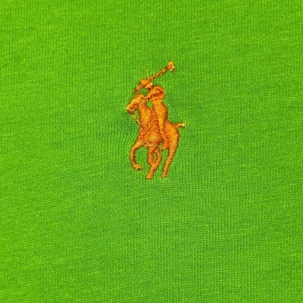 Polo‎ Ralph Lauren Mens Green Crewneck T-Shirt Size S/P Excellent